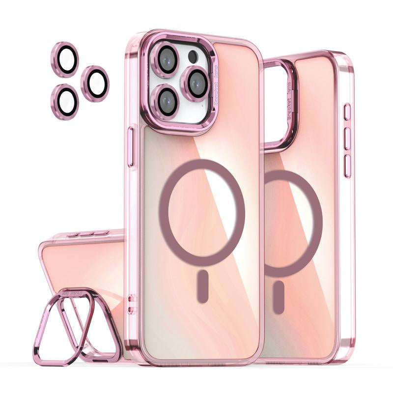 For Iphone 16 15 Pro Max 14 13 Case Luxury Soft TPU Slim Translucent Matte Magnetic Wireless Charging Shockproof Cover