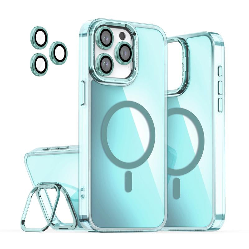 For Iphone 16 15 Pro Max 14 13 Case Luxury Soft TPU Slim Translucent Matte Magnetic Wireless Charging Shockproof Cover