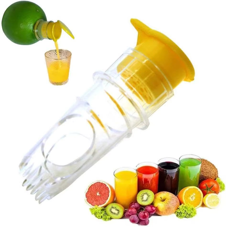 Manual Citrus Juicer - Compact Lemon and Orange Squeezer for Effortless Juice Extraction and Freshness Preservation