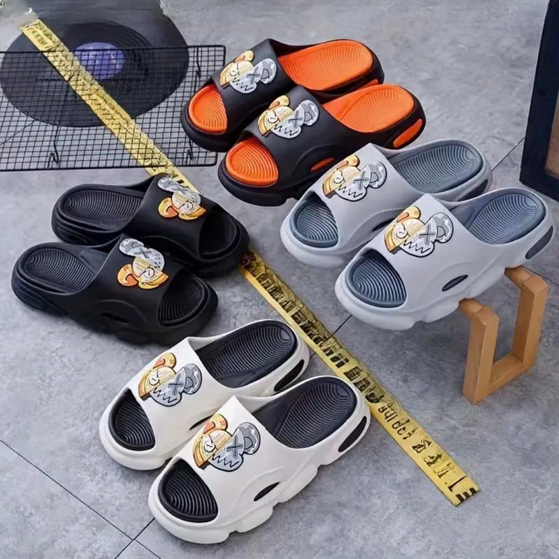 Black Cloudstride EVA Slides - by Dripalertt