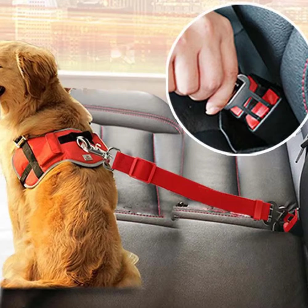 1PC Pet Car Safety Buckle Car Pet Safety Belt, Suitable for Small and Medium-Sized Dogs, Pet Out Safety Supplies