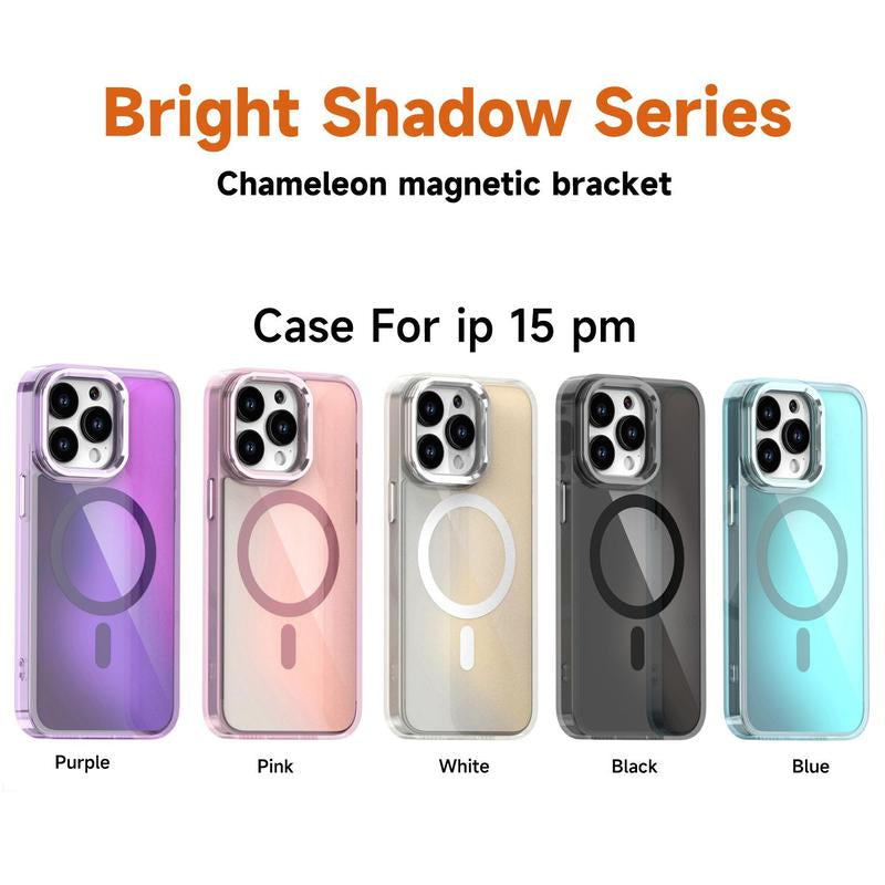 For Iphone 16 15 Pro Max 14 13 Case Luxury Soft TPU Slim Translucent Matte Magnetic Wireless Charging Shockproof Cover