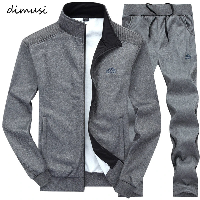 Men Sets Fashion Autumn Spring Sporting Suit Sweatshirt +Sweatpants Mens Clothing 2 Pieces Sets Slim Tracksuit Hoodies