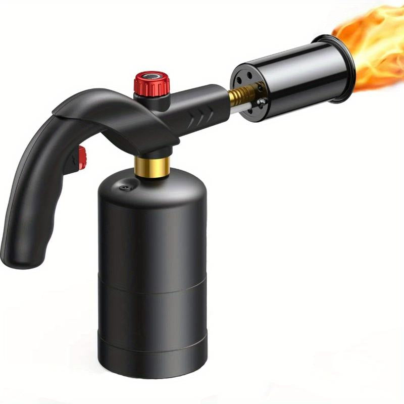 Flamethrower, Powerful Grill & Cooking Propane Torch, Multipurpose Lighters, G518 Standard Interface, Adjustable Wood Torch Burner for Searing Steak, BBQ, Welding, Versatile Kitchen Cooking & Outdoor Use (No Propane Tank Included)