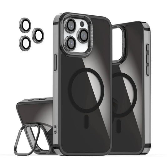 For Iphone 16 15 Pro Max 14 13 Case Luxury Soft TPU Slim Translucent Matte Magnetic Wireless Charging Shockproof Cover