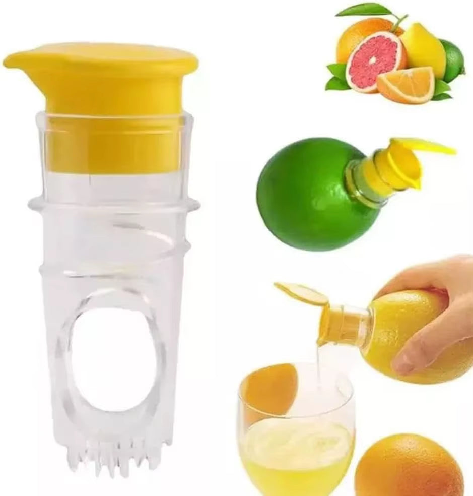 Manual Citrus Juicer - Compact Lemon and Orange Squeezer for Effortless Juice Extraction and Freshness Preservation
